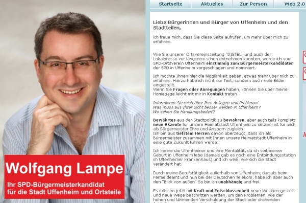 Meldung 13-09 Lampe Homepage